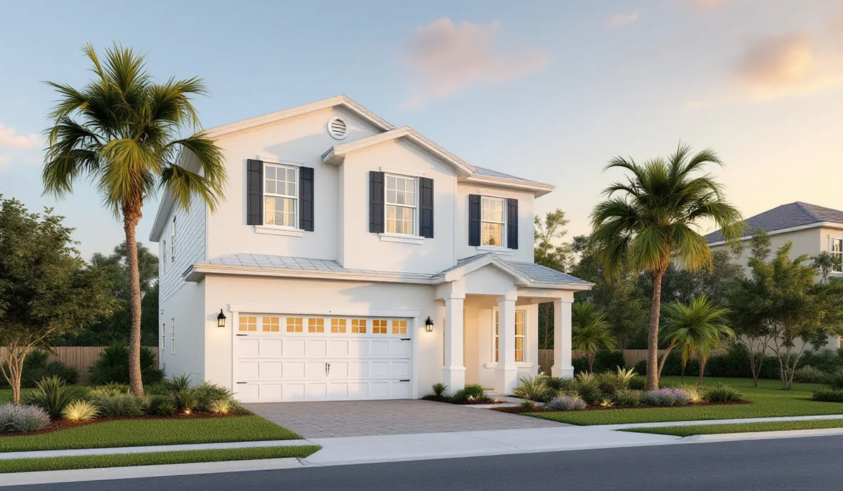 Home and yard in Nocatee, Florida
